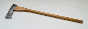 Japanese Hewing Tosa Axe Signed Wood Shaving Carpentry Tool 90cm Camp Outdoor - Picture 1 of 7