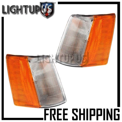 1993-1998 JEEP GRAND CHEROKEE Left Right Sides Pair Corner Turn Signal Lights Foto 1 de 2