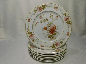 Set of 7 Noritake Hofgarten Dinner Plates B320W30, Versatone - Picture 1 of 9