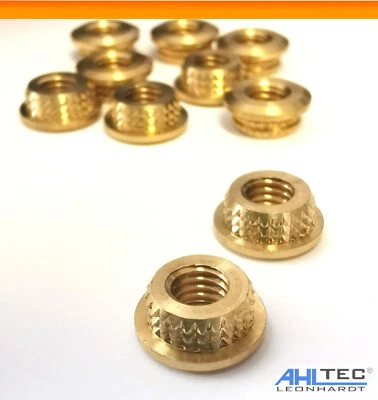 M5 Gewindeeinsätze / Einschlagmuttern / Menge wählbar - Bild 1 von 2