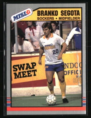 Branko Segota 1990 Pacific Trading Cards #5 Soccer Card - Image 1 of 2