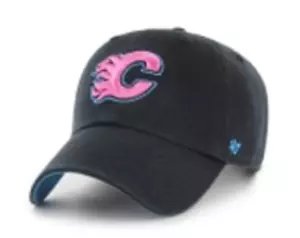 Men's Calgary Flames 47 Brand Ocean Drive Clean Up Adjustable Buckle Hat NHL - Picture 1 of 3