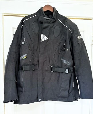 Nitro RN 109869 Black Motorcycle Racing Jacket Padded Men’s XXL - Image 1 of 4