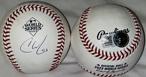 Christian Walker Diamondbacks Auto Signed 2023 World Series Baseball Beckett Wit - Picture 1 of 1
