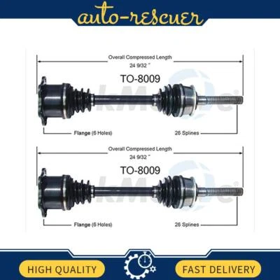 Eje TrakMotive CV 2x se adapta a Toyota T100 de 1993 a 1998 Foto 1 de 2