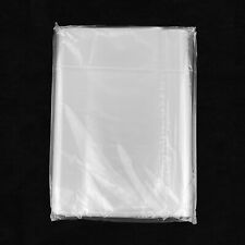 100 CLEAR POLY BAGS Large Plastic Packaging Open Flat Packing T-Shirt Apparel