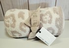 Barefoot Dreams Cozychic Barefoot in the Wild Baby Blanket Stone/Cream 30"x32"