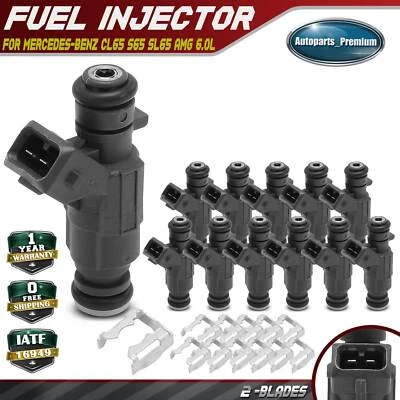 Inyector de combustible 12 piezas para Mercedes-Benz CL65 AMG C216 S65 AMG SL65 AMG V12 6,0 L Foto 1 de 4