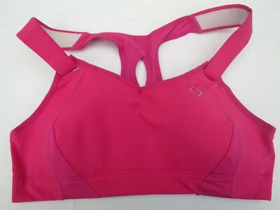 Движущийся комфорт сжатия гонщик назад розовый спортивный бюстгальтер размер 34B - Изображение 1 из 4