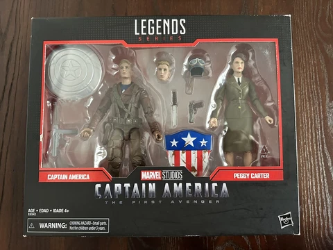 Marvel E6342 80Th Aniversary Avengers Captain America and Peggy Carter Cover