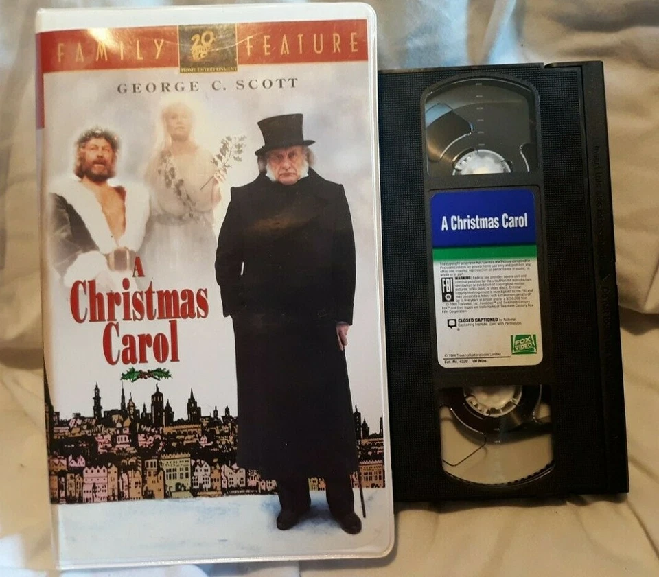 A Christmas Carol 1984 (VHS, 1995) Clamshell George C Scott - Image 1 of 1