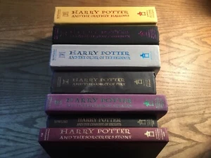 Harry Potter Complete Set. All 7 Books. Hardbound No Dust Jackets. Rowling Magic - Picture 1 of 6