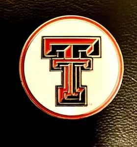 BIG-12 - Texas Tech - Red Raiders- Golf Ball Marker - Picture 1 of 2