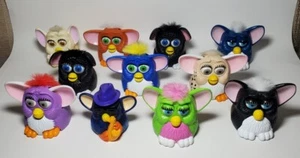 Vintage 1998 Furby McDonalds Toy 11 Piece LOT Tiger Electronics  - Picture 1 of 9