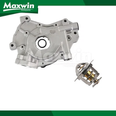 Bomba de aceite con conjunto de termostato compatible con 99-18 Ford E-350 F-250 F-350 Super Duty 6,8 L Foto 1 de 4