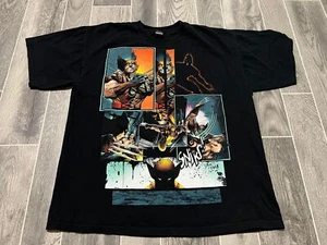 VINTAGE Wolverine shirt Adult XL Black marvel Mad Engine X-men Mens Comic - Picture 1 of 4