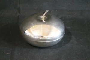 scatola mela Lino sabattini MPI Italy porta bon bon silver plated anni 70 - Foto 1 di 20