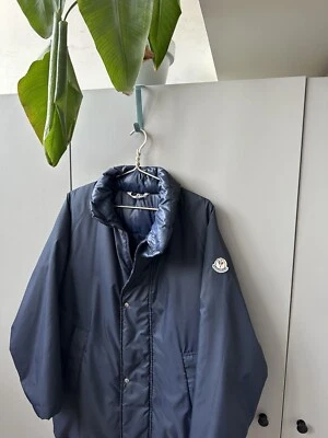 Moncler Vintage Puffer Down Navy Jacket Men's L - Image 1 of 4