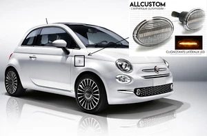 2 x CLIGNOTANTS LATERAUX LED REPETITEURS BLANC pour FIAT 500 500C 500L 2007-2019 - Picture 1 of 4