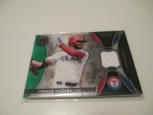 2017 Topps Nomar Mazara Texas Rangers Jersey Relic Baseball Card 15 / 99
