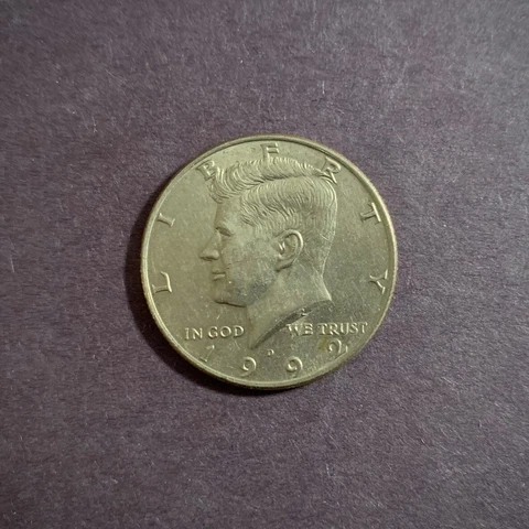 1992 D Kennedy Half Dollar VG-Excellent Condition Ships Free Cover