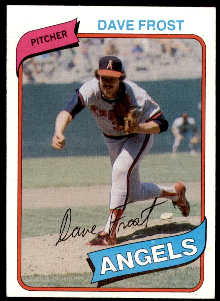 1980 TOPPS DAVE FROST . CALIFORNIA ANGELS #423 - Image 1 of 2