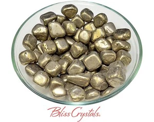 1 PYRITE Tumbled Stone aka Fools Gold from Spain #PS90 - Picture 1 of 1