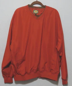 Cabela's Windcrest Men's XL Red Windbreaker Pullover with Pockets - Picture 1 of 15