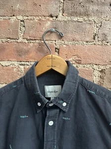 Steven Alan Men's Shirt, Size XS, Navy Blue 100% Cotton, Embroidered - Picture 1 of 7