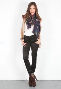 2$550 Designer CITIZEN OF HUMANITY Women Avedon Ultra Skinny Satin Slim Jeans 28 - Picture 1 of 6