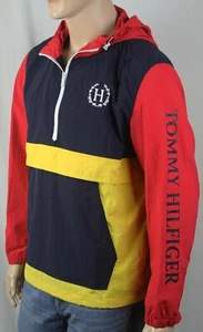 Tommy Hilfiger Half Zip Hooded Regatta Jacket Coat Water Wind Resistant NWT $160 - Picture 1 of 1