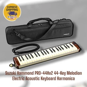 Suzuki Hammond PRO-44Hv2 44-Key Melodion Electric Acoustic Keyboard Harmonica - Picture 1 of 3