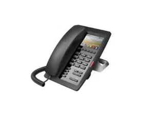 Téléphone d'hôtel Fanvil H5W - Noir NEUF ! 2 lignes SIP ! Téléphone IP Wi-Fi ou Ethernet/POE - Photo 1/5