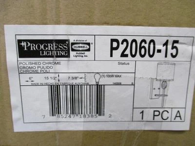 Progress Lighting P2060 Status 1 Light Bathroom Wall Sconce with Fabric Shade - Image 1 of 4