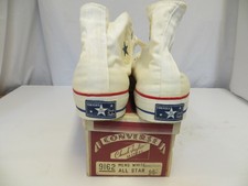 Converse Chuck Taylor Rare Blue Tag White Size 14 High Tops