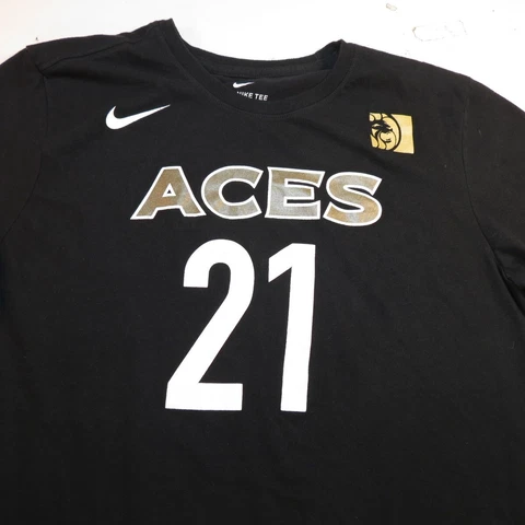 THE NIKE TEE LAS VEGAS ACES WNBA WOMEN'S BASKETBALL T SHIRT Mens L Kayla McBride Cover