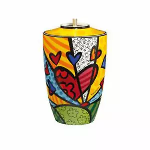 Goebel A New Day - lampa stopka lampy pop art romero britto porcelanowy kombi 40 cm - Zdjęcie 1 z 1