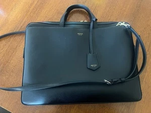 Like New, Black Lizard Pattern Oroton 16” Laptop Bag - Picture 1 of 3