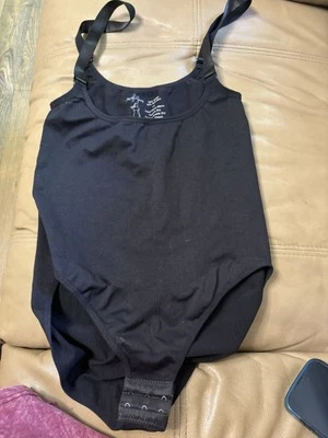 Body Heavenly Shapewear negro de una pieza 1X Foto 1 de 2