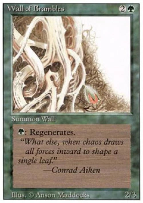 Wall of Brambles - Light Play MTG Revised - Image 1 of 1