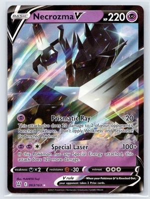 Necrozma V - 063/163 - Pokemon Battle Styles Sword & Shield Ultra Rare Card - Image 1 of 2