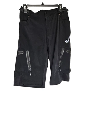Pantalones Cortos Arsuxeo Para Hombre XL Negros Ciclismo/Atletic con Bolsillos con Cremallera Foto 1 de 4