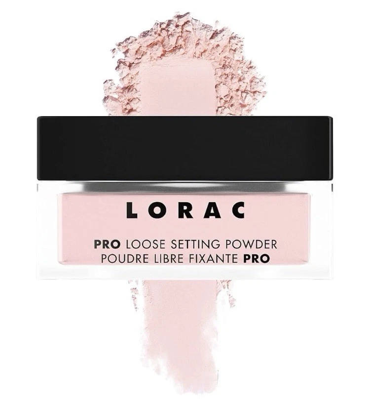 LORAC Soft Rose Pink Pro Loose Setting Finishing Powder .83 OZ  Minimize Pores - Image 1 of 4