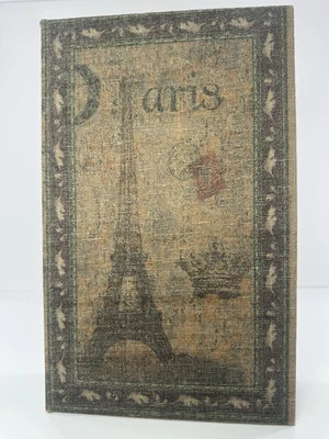 Pier 1 Paris Torre Eiffel Decorativo Imitación Libro Caja de Almacenamiento Secreta 11”x7” Foto 1 de 4
