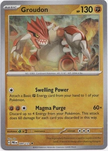 Pokémon Groudon Pokeball Reverse Prismatic Evolutions 049/131 NM Englisch - Bild 1 von 1