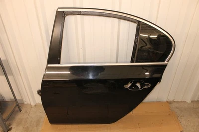BMW E60 E61 528i 535i 530i 550i 2004-10 puerta trasera izquierda pasajero carcasa negra 475 Foto 1 de 4