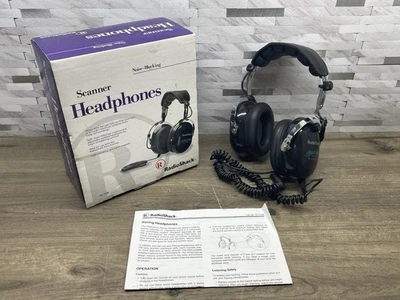 Auriculares escáner Radio Shack Racing 33-1198 bloqueo de ruido en caja original Foto 1 de 4