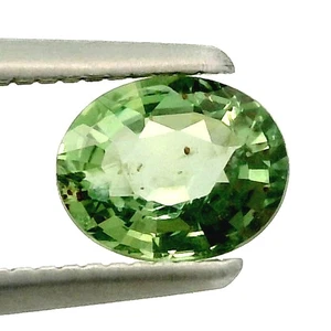 PIETRA PREZIOSA ZAFFIRO VERDE NATURALE 0,83 CT DEL MADAGASCAR - Foto 1 di 7