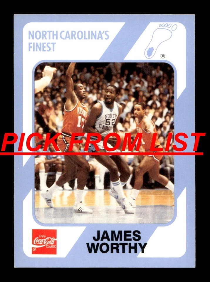 1989 North Carolina Collegiate Collection #1-200 EX-MT/NM Pick From List pp1 - Image 1 of 1