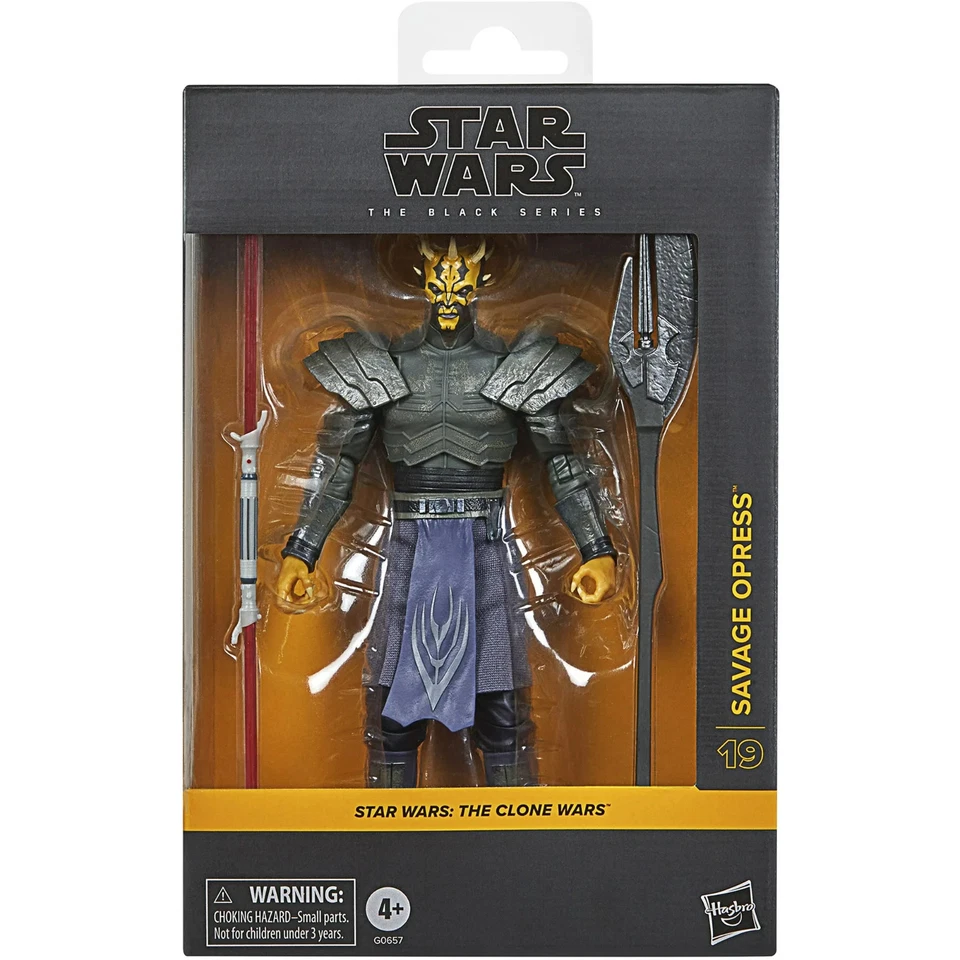 Figura Hasbro 2025 Star Wars Black Series Clone Wars 19 Savage Opress 6" Deluxe Foto 1 de 4